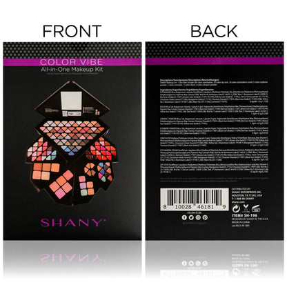 Color Vibe Pro Makeup Set - Professional Makeup Palette SHANY