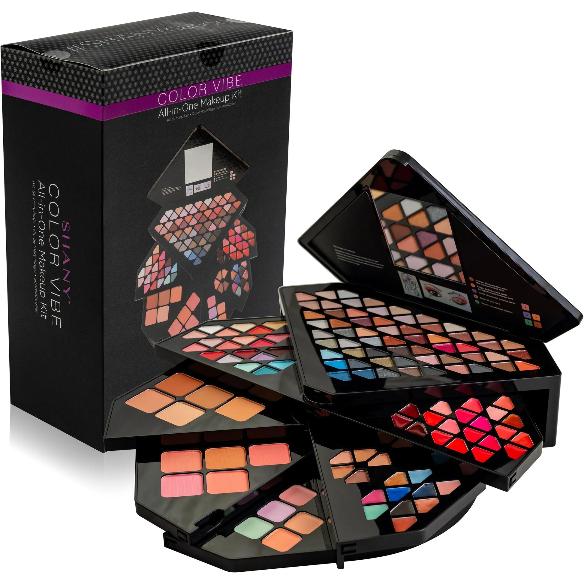 Color Vibe Pro Makeup Set - Professional Makeup Palette SHANY