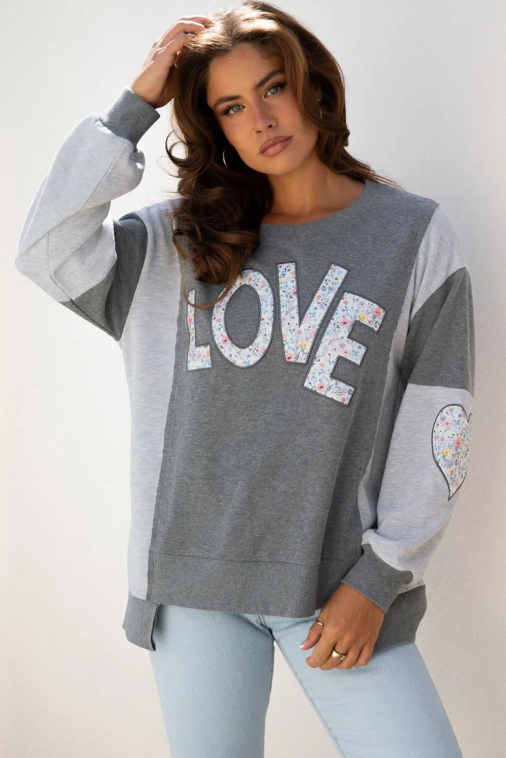 Payton Uneven Hem Chic Sweatshirt