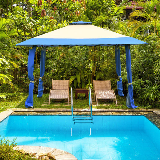 13 X 13 Feet Pop up Gazebo Tent with Carry Bag for Patio Garden ShipItFurniture