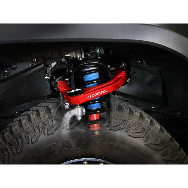 aFe Control 24-26 Toyota Tacoma Upper Control Arms - Set (Red) NP Motorsports