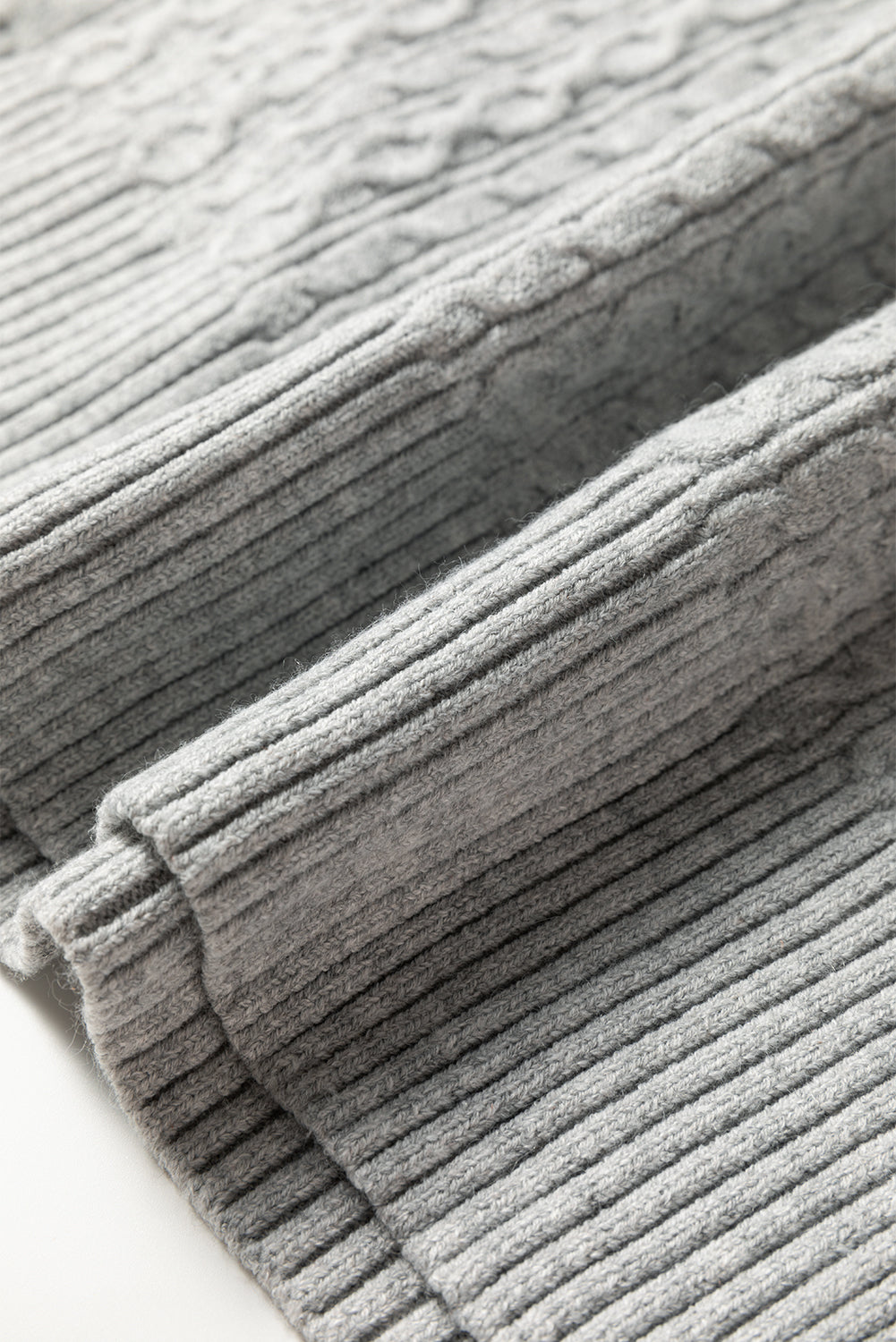 Sofia Ribbed Trim Loose Sweater