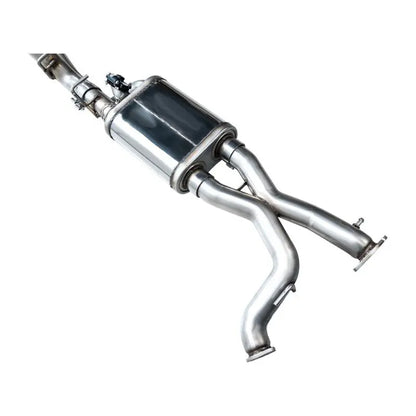 AWE Tuning 22-24 Ford Bronco Raptor 4WD Dual BashGuards Cat-Back SwitchPath Exhaust (No Tips) NP Motorsports