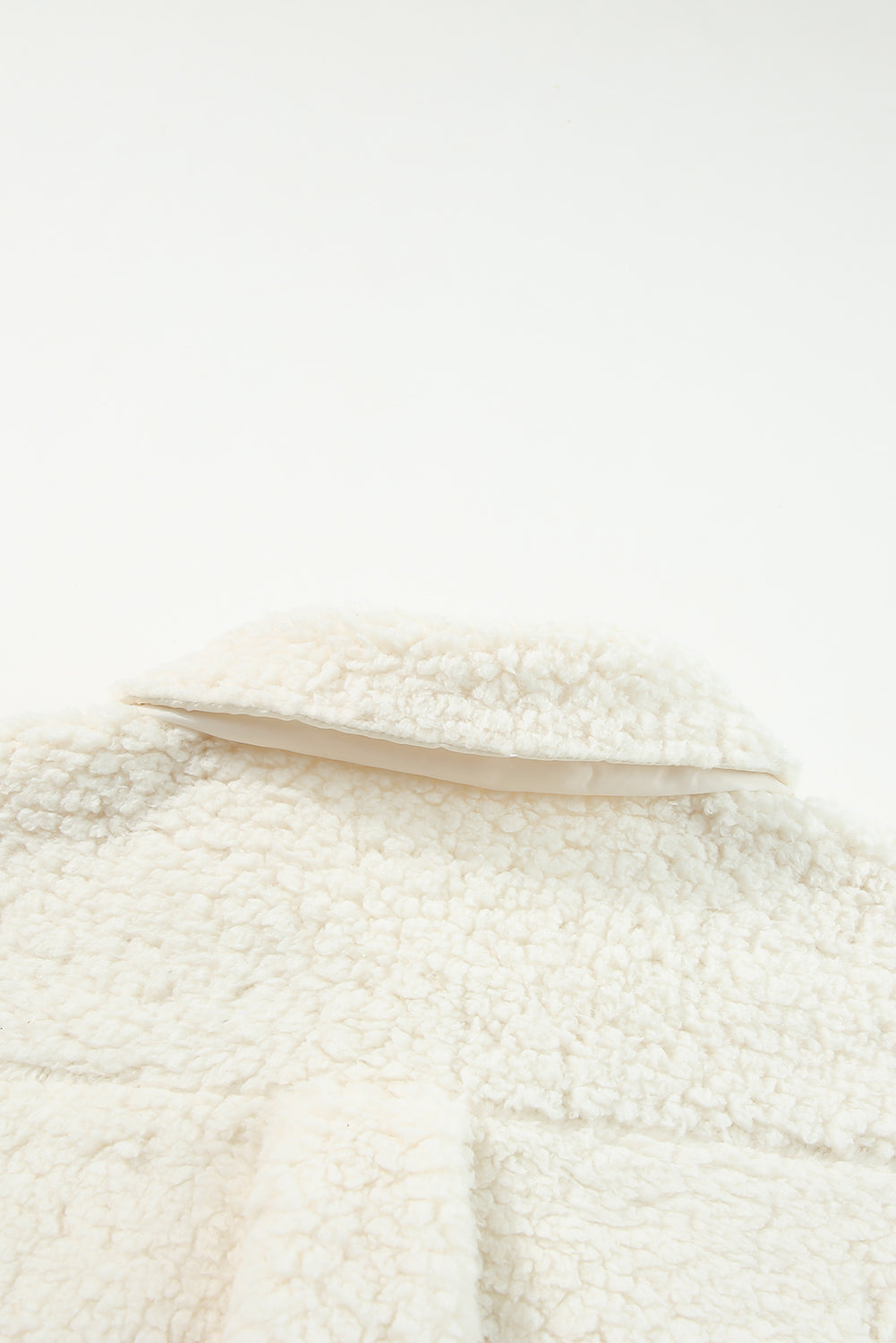 Olivia Single Breasted Teddy Coat