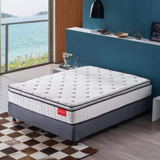 Short Queen Hybrid Mattress with Pillow Top Comfort