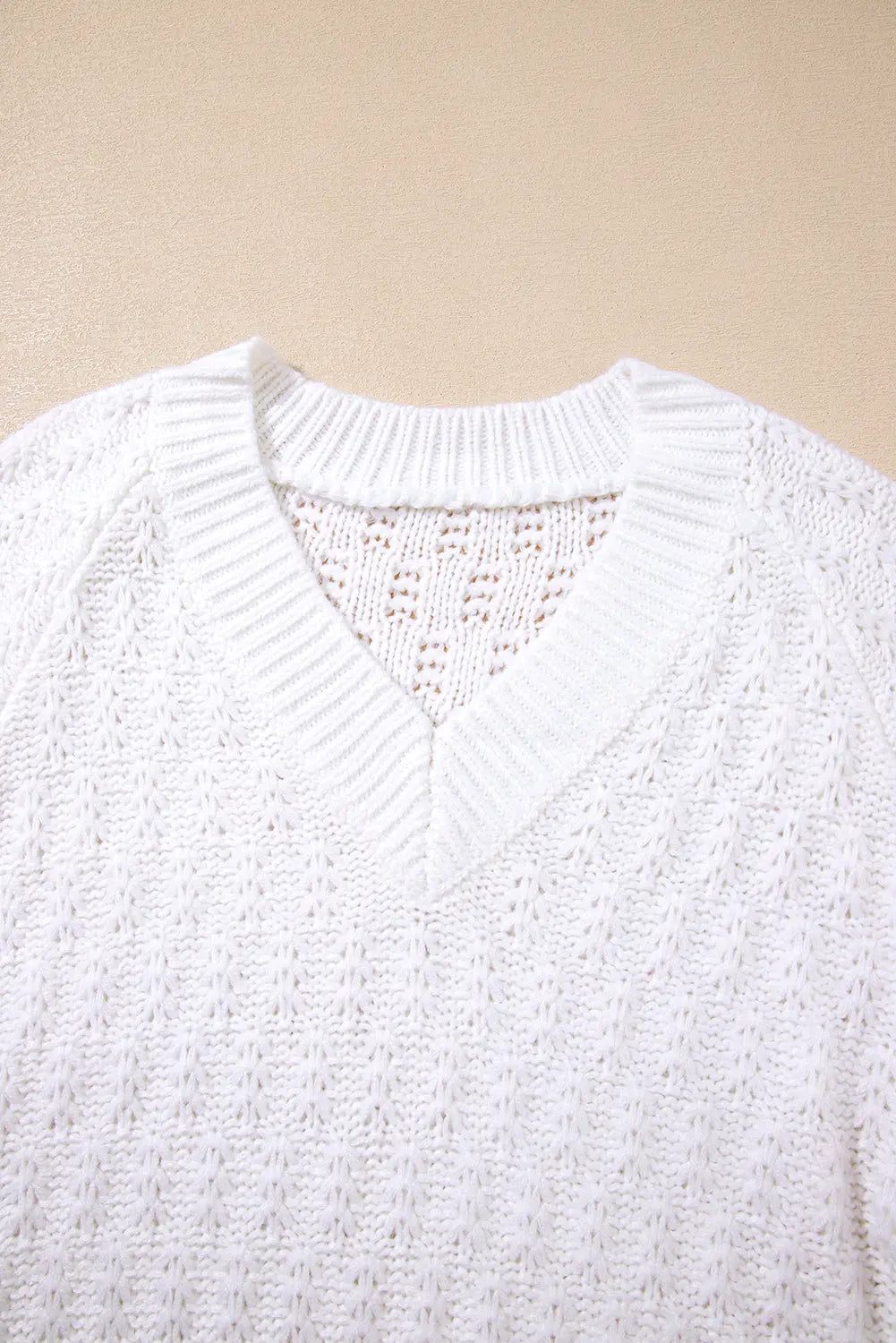 Emma Ribbed Edge Loose Sweater