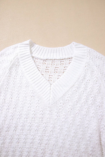 Emma Ribbed Edge Loose Sweater