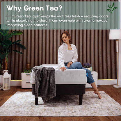 Cooling Graphite Memory Foam Twin Mattress for Kids