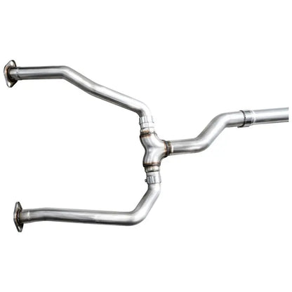 AWE 0FG Exhaust for 3rd Gen Toyota Tundra - Dual Chrome Silver Tips NP Motorsports