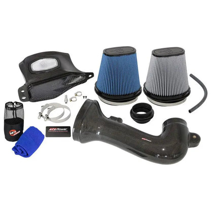 aFe Momentum Carbon Fiber Cold Air Intake System PDS/P5R 15-16 Chevrolet Corvette Z06 V8-6.2L NP Motorsports