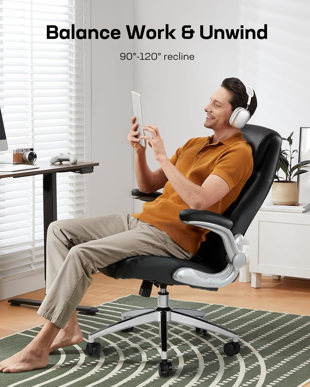 Executive Office Chair With Dynamic Lumbar Support