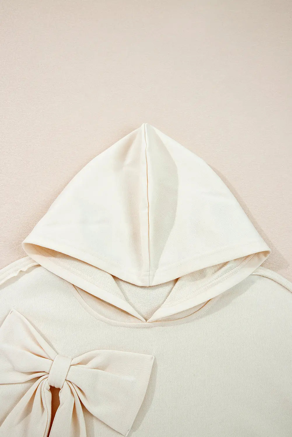 Raegwen Bow Detail Loose Hoodie