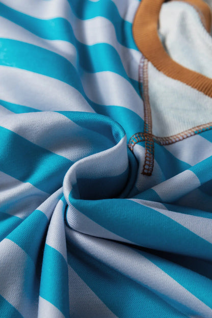 Madiena Trim Drop Shoulder Sweatshirt