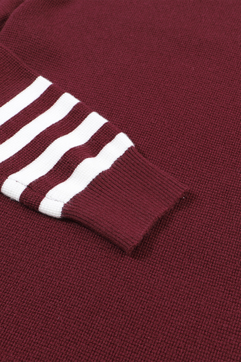 Aria Sleeve Plain Knit Sweater