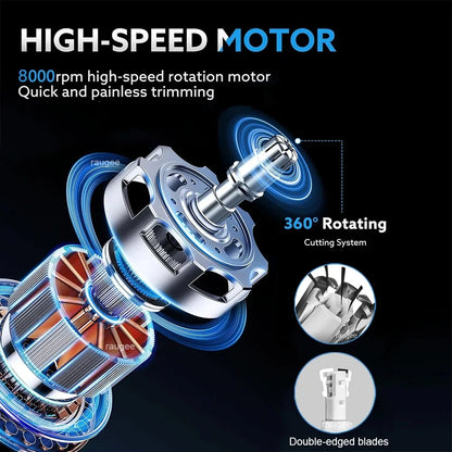 Nose Ear Hair Trimmer Rechargeable for Men Waterproof