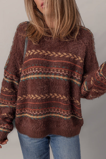 Madison Knitted Drop Shoulder Sweater