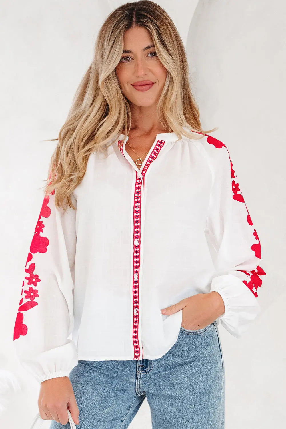 Karibella Sleeve Casual Shirt Long Sleeve Top