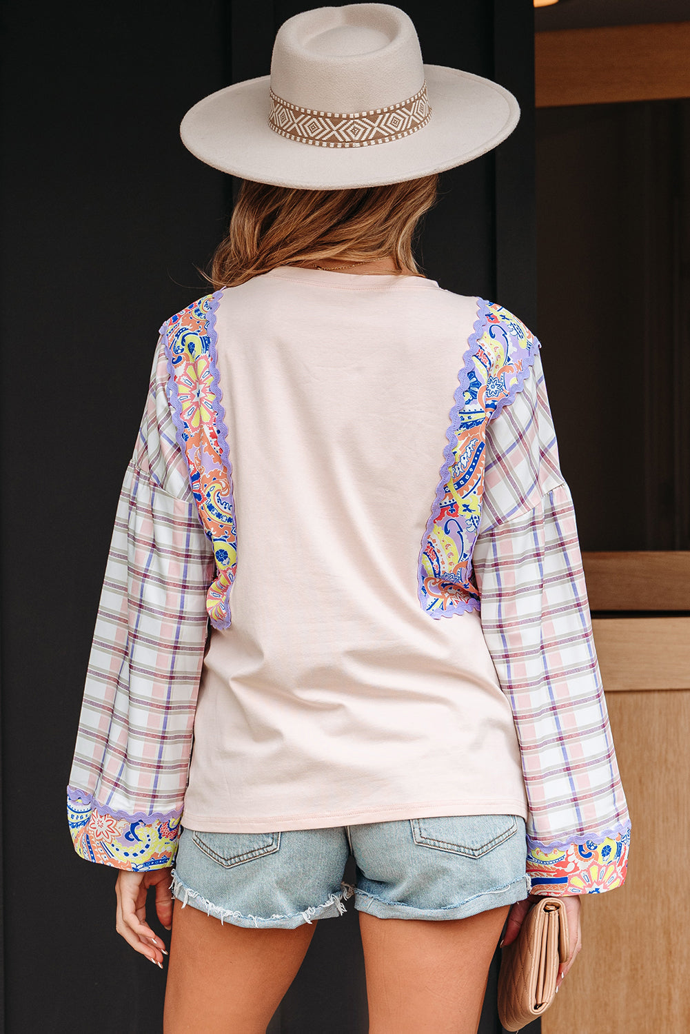 Margaret Ricrac Trim Floral Blouse - Get it from Bo