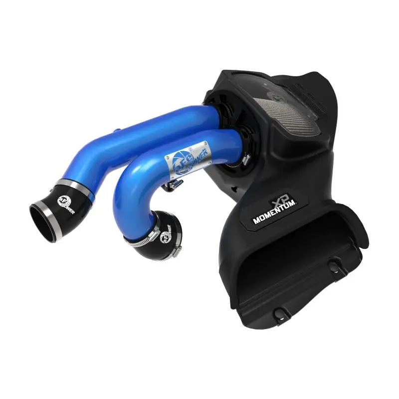aFe 21-22 Ford F-150 Raptor V6-3.5L(tt) Momentum XP Cold Air Intake System Blue w/ Pro Dry S Filter NP Motorsports