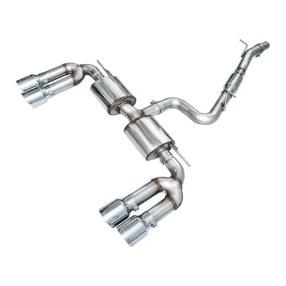 AWE 22-24 Audi 8Y S3 Touring Edition Exhaust - Chrome Silver Tips NP Motorsports