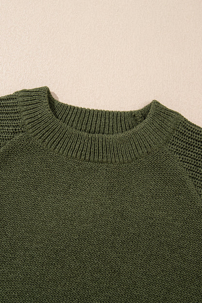 Maren Raglan Sleeve Pullover Sweater