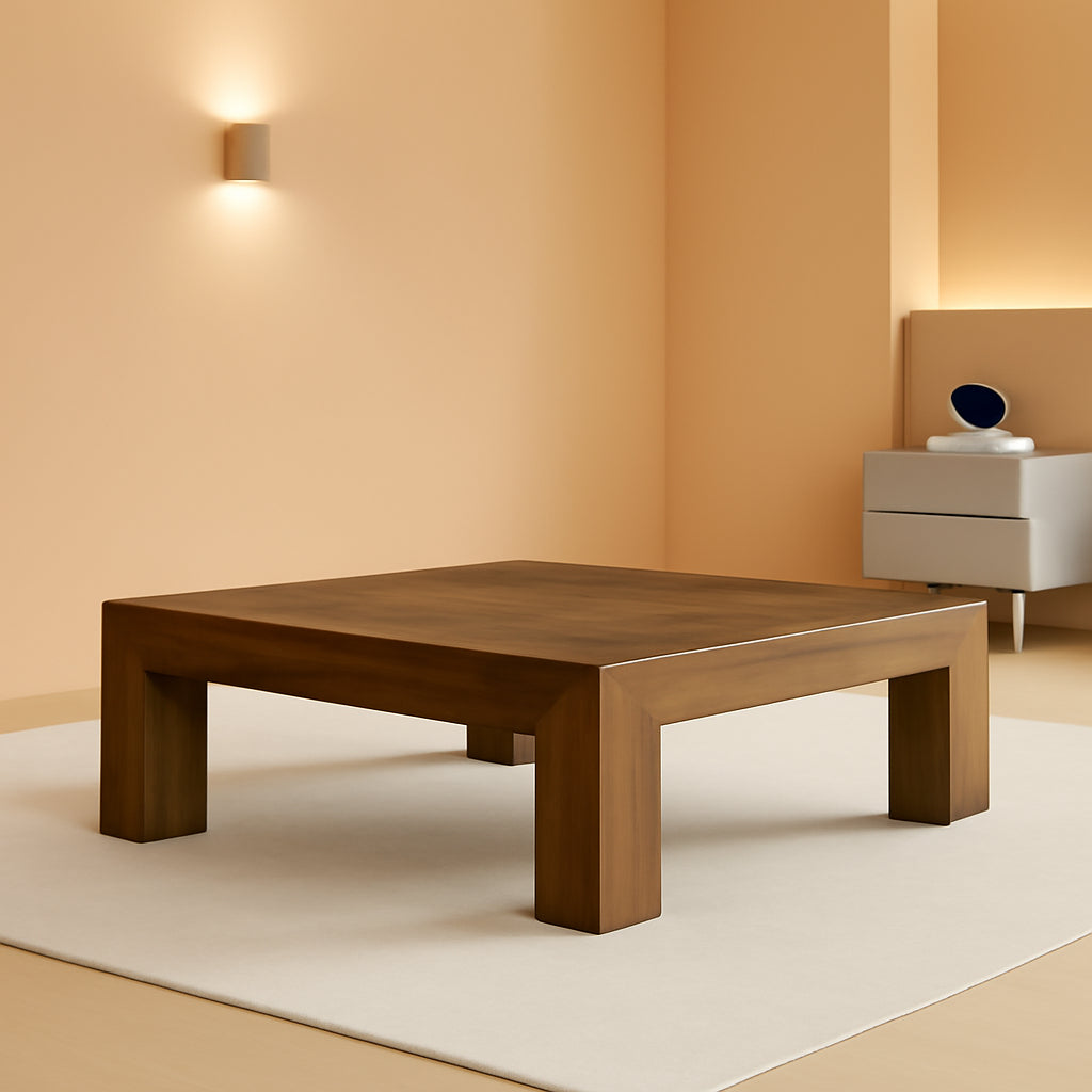 Rectangular Coffee Table ThirtyNine Inches Rustic Brown ShipItFurniture