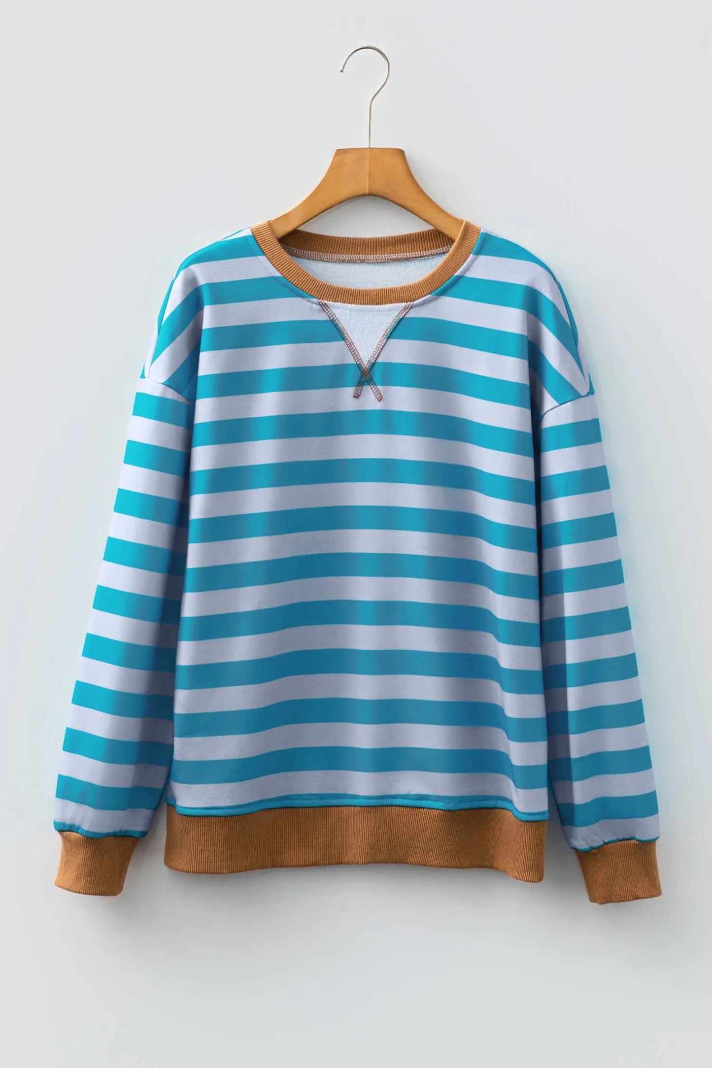 Madiena Trim Drop Shoulder Sweatshirt