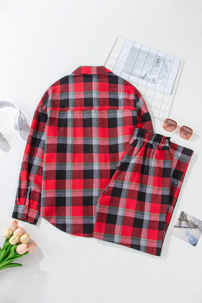 Madison Checkered Pattern Loose Shirt
