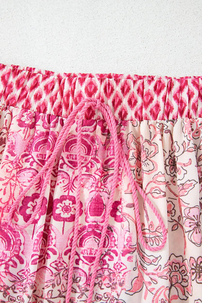 Tasora Elastic Waistband Maxi Skirt