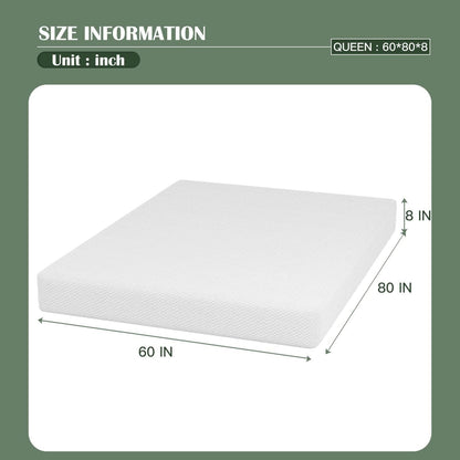 Breathable Gel Memory Foam Mattress for Cooler Sleep
