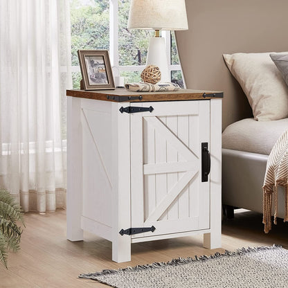 Nightstand with Charging, Antique ShipItFurniture