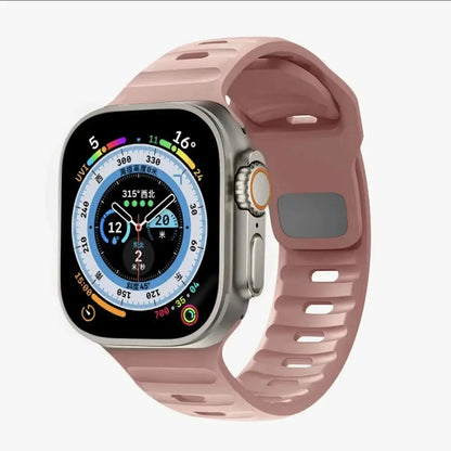 Sport Band Compatible with Apple Watch Bands 49/45/44/42/41/40 /38 Men Women Soft Silicone Band Get it from Bo