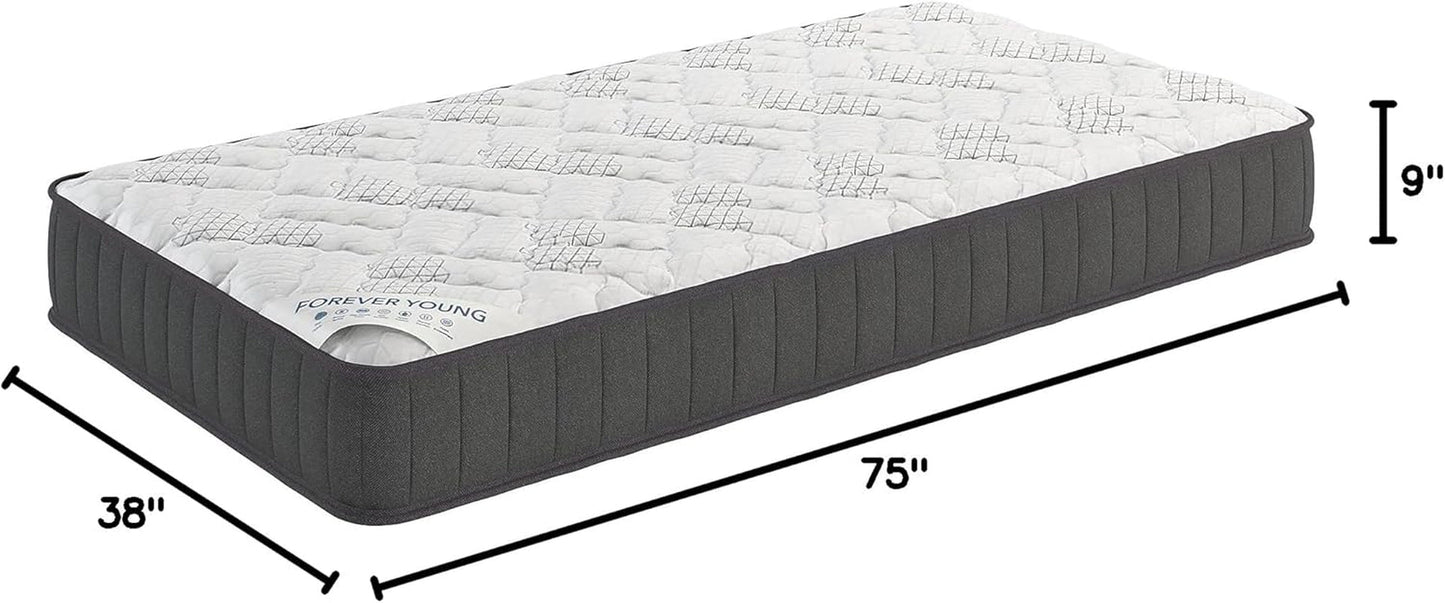 Twin Hybrid Mattress Medium Firm Comfort and Support