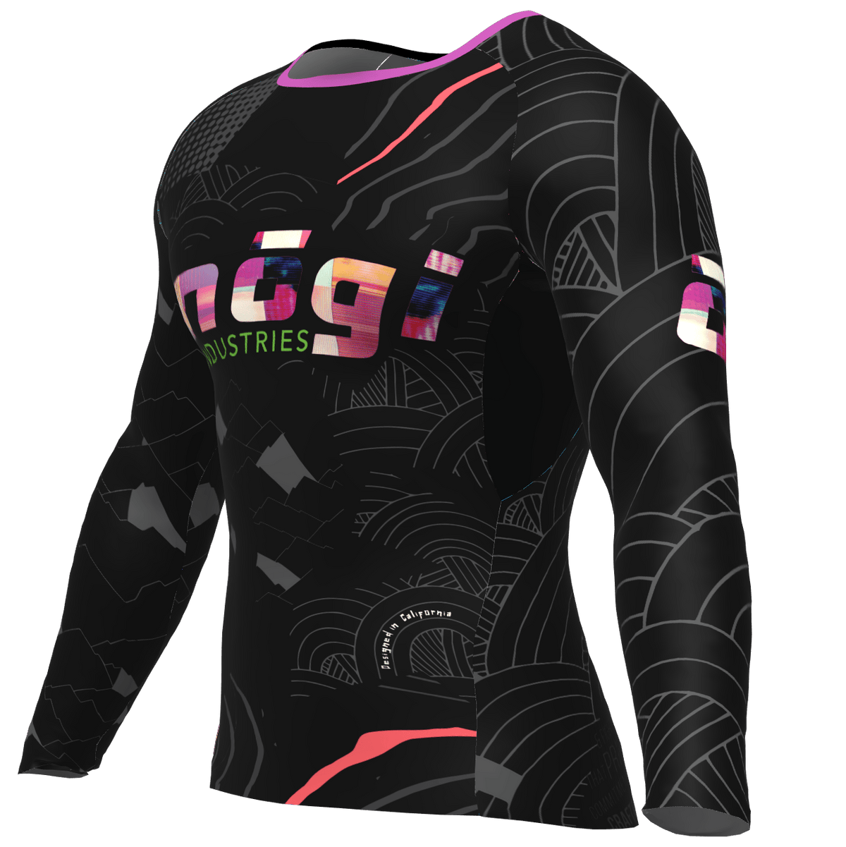 Acid Gambit Long Sleeve Rash Guard - Get it from Bo