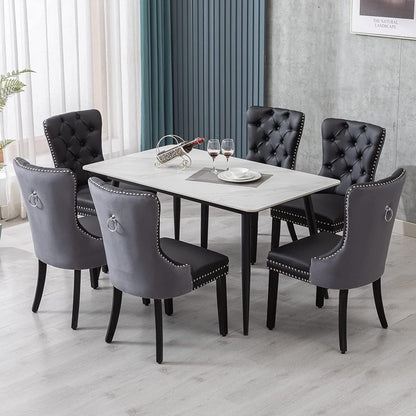 Dining Chairs Set of 4, Upholstered High-End Tufted Dining Room Chair ShipItFurniture