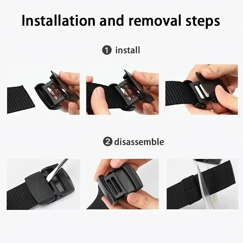 Adjustable Belt Unisex Plastic Buckle - Get it from Bo