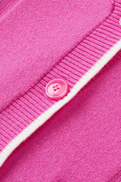 Hadlee Color Contrast Side Cardigan