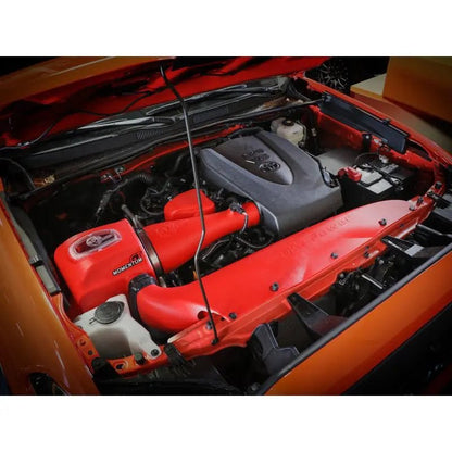 aFe 16-23 Toyota Tacoma V6 3.5L Momentum GT Red Edition Cold Air Intake System w/ Pro DRY S Filter - Get it from Bo