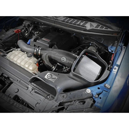 aFe 17-20 Ford F-150/Raptor Track Series Carbon Fiber Cold Air Intake System With Pro DRY S Filters - Get it from Bo