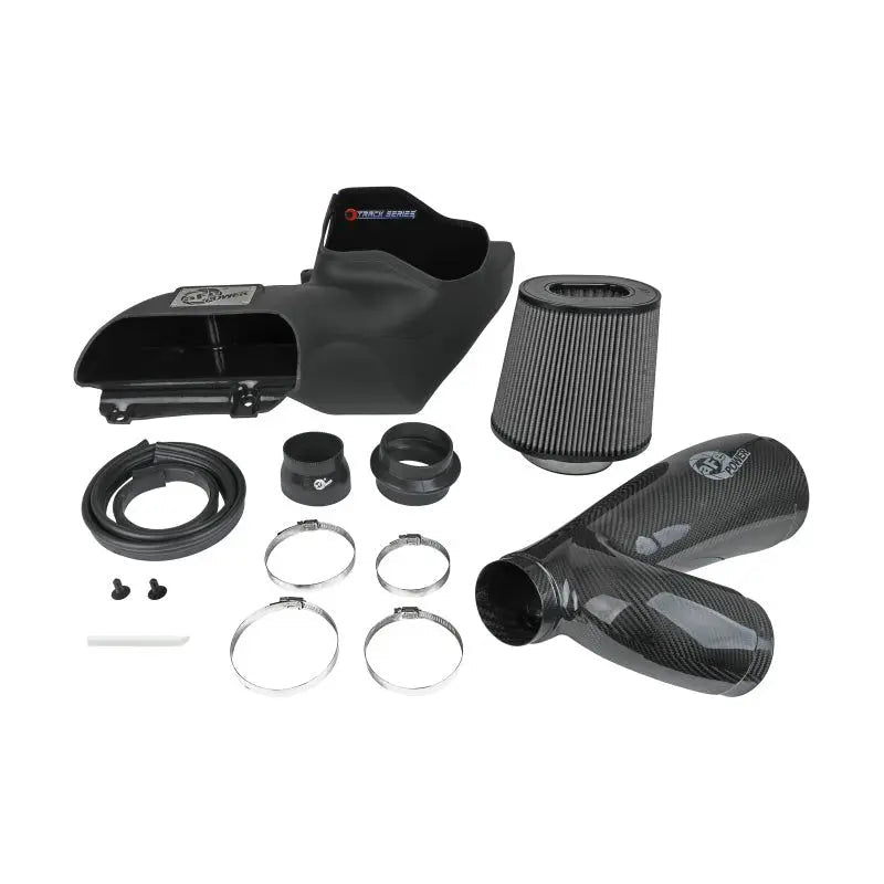 aFe 17-20 Ford F-150/Raptor Track Series Carbon Fiber Cold Air Intake System With Pro DRY S Filters - Get it from Bo