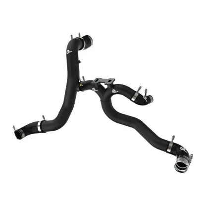 AFE 18-22 Kia Stinger V6-3.3L BladeRunner Alum Hot/Cold Charge Pipe Kit Black - Get it from Bo