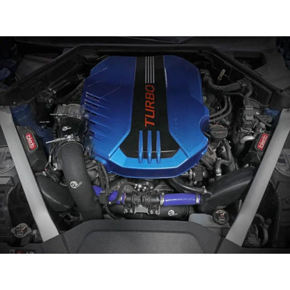 AFE 18-22 Kia Stinger V6-3.3L BladeRunner Alum Hot/Cold Charge Pipe Kit Black - Get it from Bo