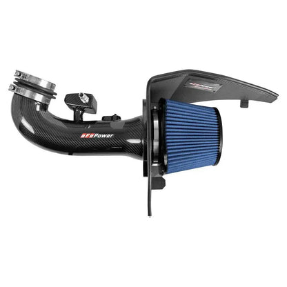 aFe 19-20 GM Trucks 5.3L/6.2L Track Series Carbon Fiber Cold Air Intake System With Pro 5R Filters - Get it from Bo