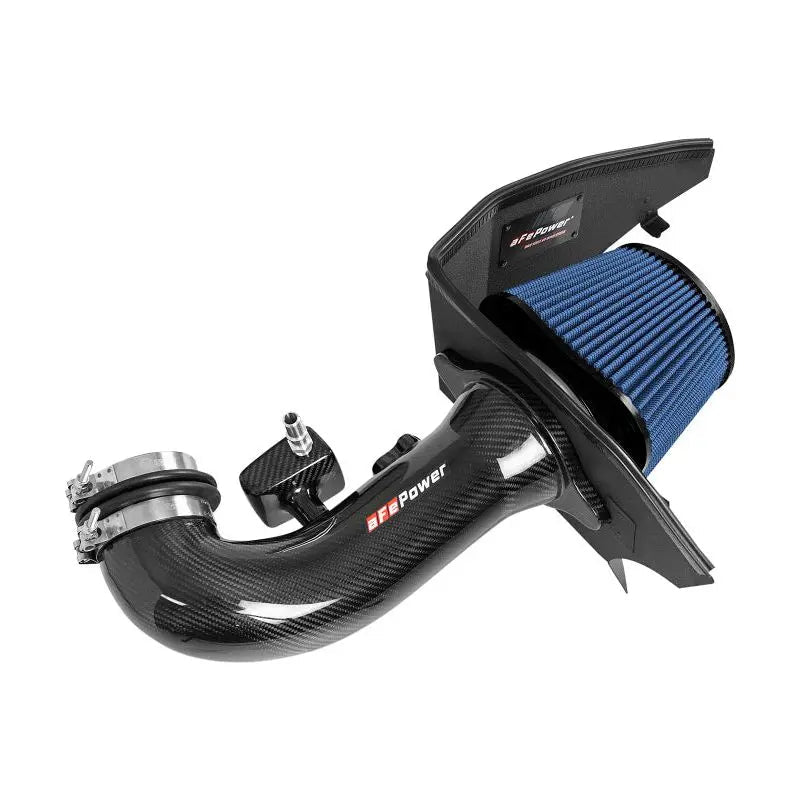 aFe 19-20 GM Trucks 5.3L/6.2L Track Series Carbon Fiber Cold Air Intake System With Pro 5R Filters - Get it from Bo