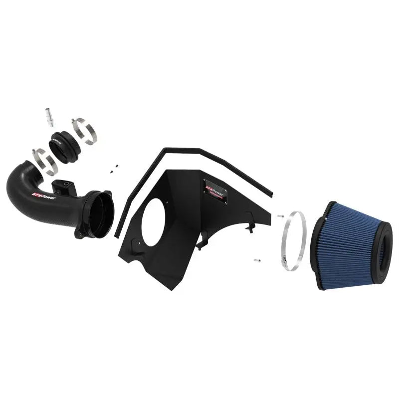 aFe 19-20 GM Trucks 5.3L/6.2L Track Series Carbon Fiber Cold Air Intake System With Pro 5R Filters - Get it from Bo