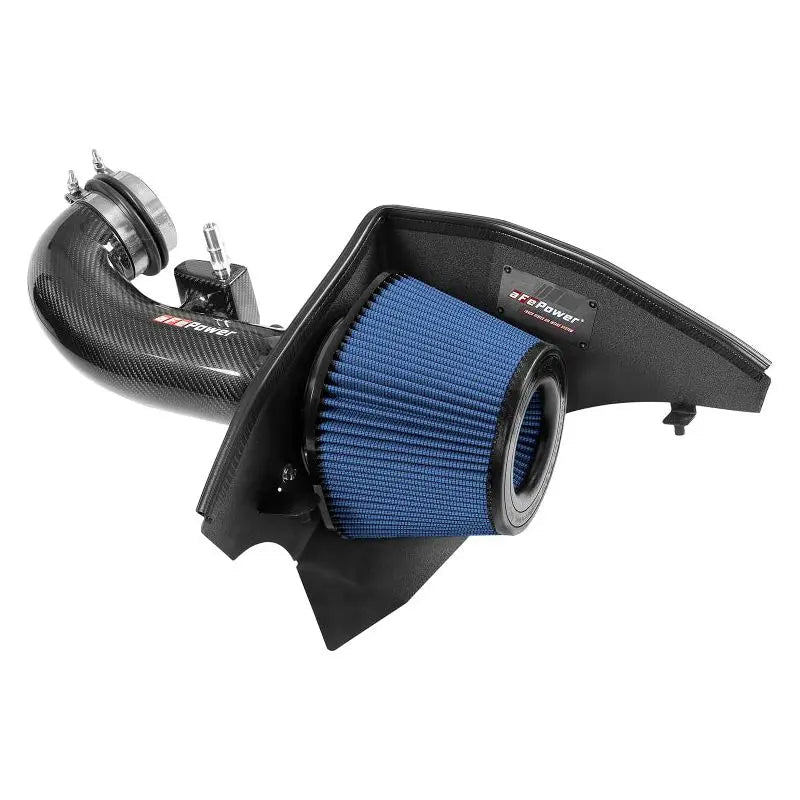 aFe 19-20 GM Trucks 5.3L/6.2L Track Series Carbon Fiber Cold Air Intake System With Pro 5R Filters - Get it from Bo