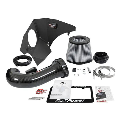aFe 19-21 GM Trucks 5.3L/6.2L Track Series Carbon Fiber Cold Air Intake System W/ Pro Dry S Filters - Get it from Bo
