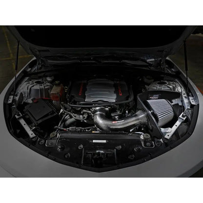 aFe 19-21 GM Trucks 5.3L/6.2L Track Series Carbon Fiber Cold Air Intake System W/ Pro Dry S Filters - Get it from Bo