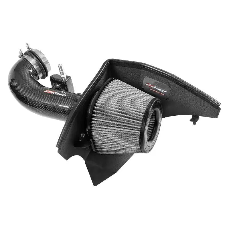 aFe 19-21 GM Trucks 5.3L/6.2L Track Series Carbon Fiber Cold Air Intake System W/ Pro Dry S Filters - Get it from Bo