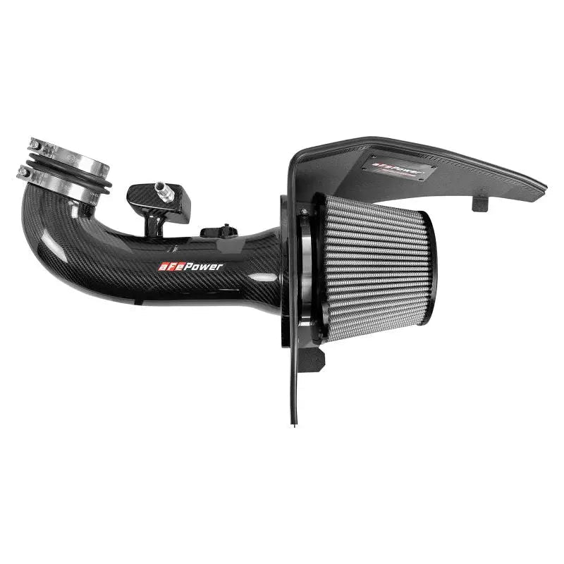 aFe 19-21 GM Trucks 5.3L/6.2L Track Series Carbon Fiber Cold Air Intake System W/ Pro Dry S Filters - Get it from Bo